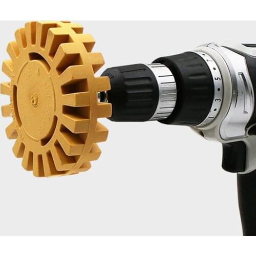 20MM 25MM 4 Inch Universal Car Rubber Eraser Wheel Pad Disk Decal Eraser Wheel Car Sticker Remover Paint Cleaner