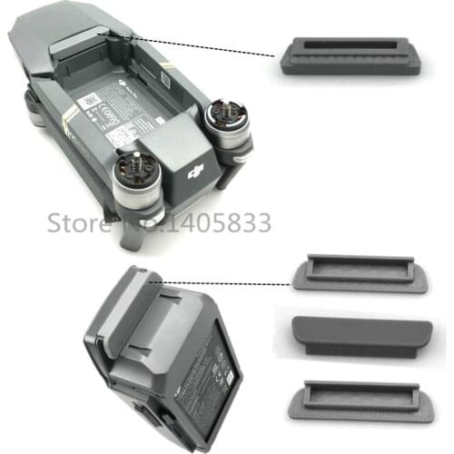 4pcs 3D Printed Dustproof Plug Cover For DJI Mavic PRO frame and Battery (1for frame,3 for Battery)
