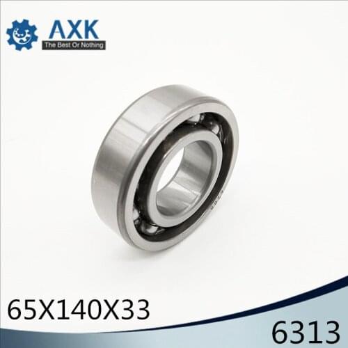 6313 Bearing 65*140*33 mm ABEC-3 P6 ( 1 PC ) For Motorcycles Engine Crankshaft 6313 OPEN Ball Bearings Without Grease