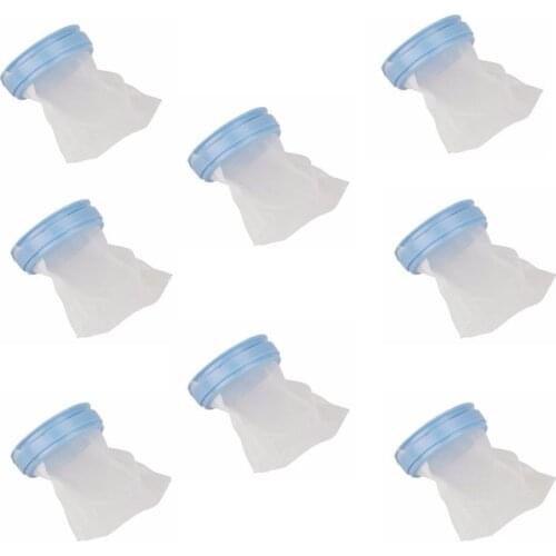 8pcs Capture Filter Snap on Lid Traps Head Lice Electric Lice Comb Filter Mesh Bag for comb Pet Accessories Set US Stock