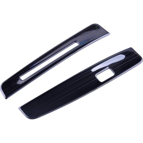 Car Black Stainless Steel Central Console Gear Shift Frame Trim Fit for Honda Accord 9th 2014 2015 2016 2017