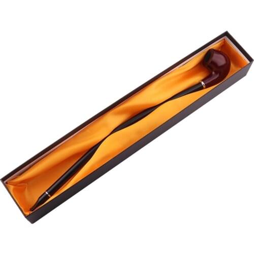Wood Long Tobacco Smoking Pipe 15.9inch Stem Top Quality Tobacco Mouthpiece Pipe Exquisite With Gift Box For Smoking Accessories