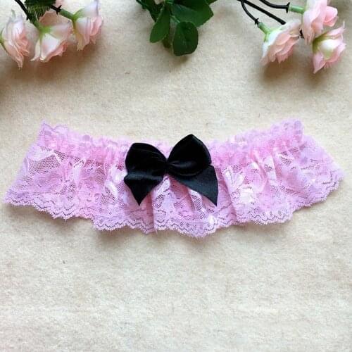 Sexy Lace Bow Tie Bowknot Intimates Accessories Elastic Thigh Leg Ring Garter Belt For Women Ladies 3 pcs CC9073
