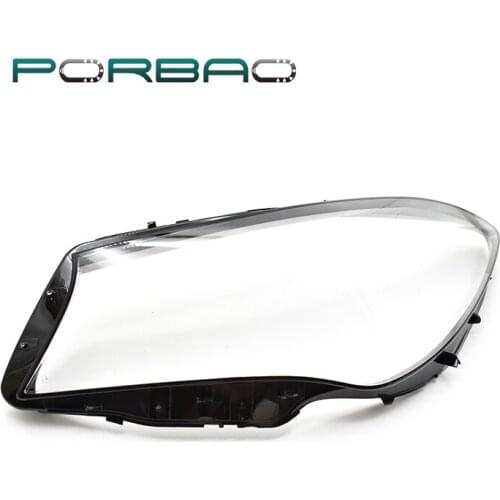 Headlight Transparent Glasses Lens Cover for W117 CLA 2017 -2020 Headlamp Clear Auto Shade Shell for Light Lampshade DIY