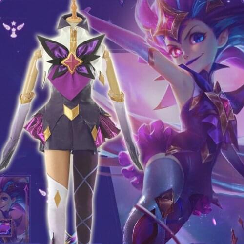 Game LOL Cosplay Costumes The Guarder of Stars Zoe Cosplay Costume Aspect of Twilight Halloween Anime Dresses Cosplay Costume