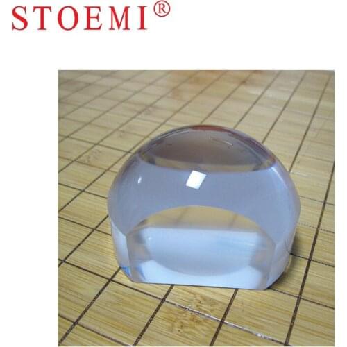 STOEMI 6921 Cuttered Dome Magnifier Diameter 80mm Biplane Paperweight Vision Aids Magnifier for Reading Arts & Crafts