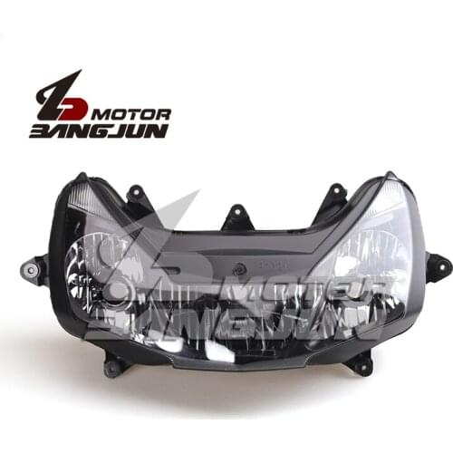 Motorcycle Black Headlight Headlamp Head Lights Lamps Assembly For Honda CBR954RR 2002-2003