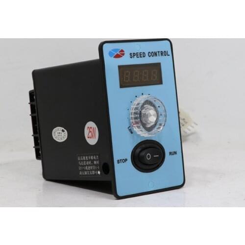 AC220V 25W US-52 Single Phase AC Digital Display Motor Control Drive Governor Speed Plug