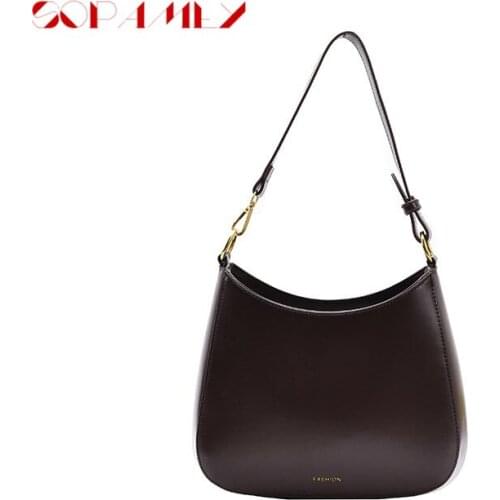 Pure Color Women Casual Luxury Soft Messenger Bag New Women 2020 Autumn Winter New High Quality Shoulder Bag Style All-Match