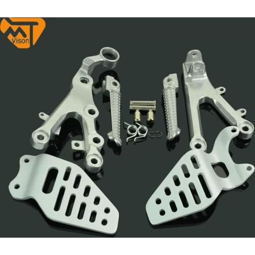 Motorcycle Front Foot Pegs Pedals Foot Pegs Footrests For YAMAHA YZF R6 2006-2011