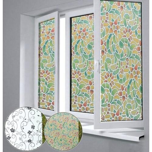 100x30Cm Window Film Privacy Matte Self-Adhesive Waterproof Window Paper Bathroom Glass Door Sticker Home Decoration Supplies