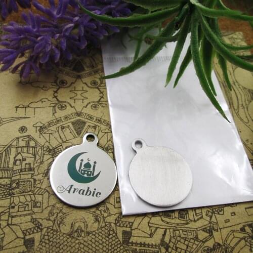 20pcs--"Arabic"stainless steel charms more style for choosing DIY pendants for necklace