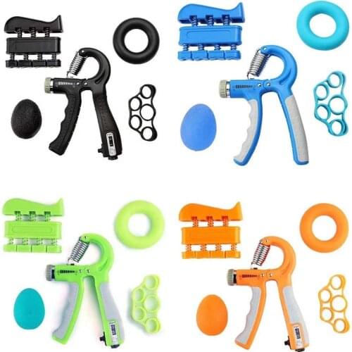 Adjustable Counting Grip 5-piece Expander for Hands Grips Wrist Training Increase Strength Spring Finger Pinch Carpal Expander