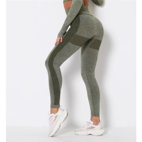 Workout Sports Pants Women Training Slim Leggings Gym Fitness Sports Pants Push Up Seamless Leggings Gym Leggins Sportswear