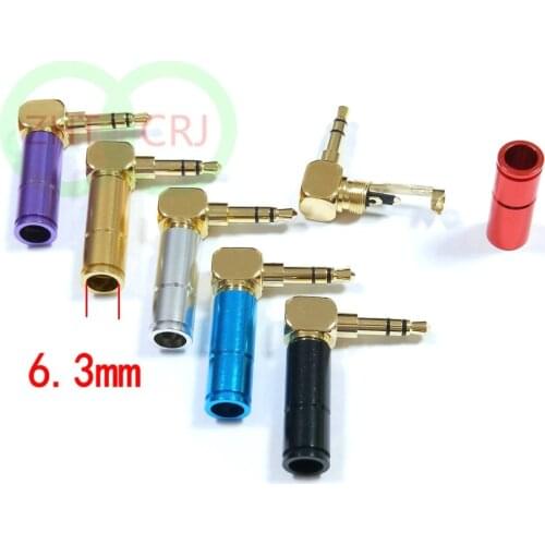 Stereo 3.5mm Plug Angled Jack Cable Solder adapter CONNECTORS