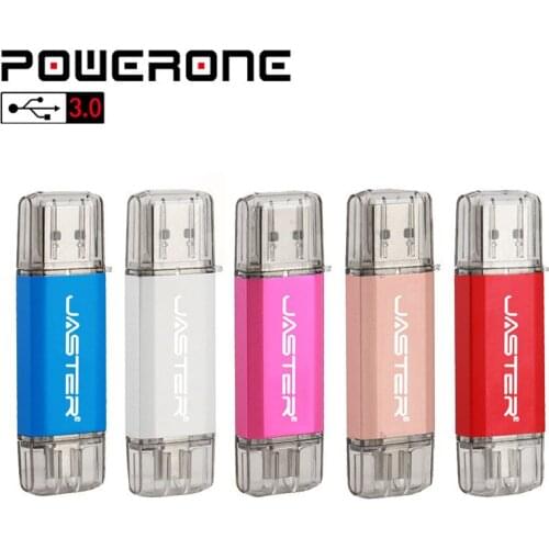 POWERONE Hotsale OTG Usb Stick Type C Pen Drive 128GB 64GB 32GB 16GB USB Flash Drive 3.0 High Speed Pendrive for Type-C Device
