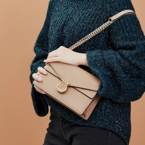 New Real Cow Leather Bags Women Square Baguette Luxury Designer Single Shoulder Bag Lady Fashion Underarm Bag Crossbody