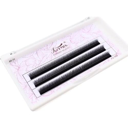 3rows Professional 3D 0.07mm Mesh shape Y type weaving false eyelashes make up Individual Eyelash Extensions