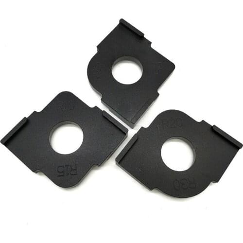 3pcs Half Round Corner Arc Quick Jig Woodworking Tools Rounded Corners R Angle The Circular Arc Woodworking Trimming Machine