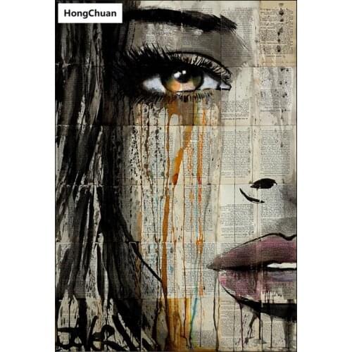 Abstract Beauty 5D DIY Full Square/Round Diamond Painting Home Decoration Diamond Embroidery Diamond Inlaid Cross Stitch Gift