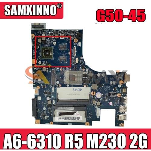 Akemy NM-A281 Motherboard For Lenovo G50-45 Laptop Motherboard ACLU5/ACLU6 NM-A281CPU A6-6310 GPU R5 M230 2G 100% Test Work