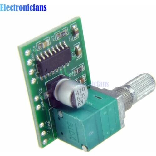 PAM8403 DC 5V Power Audio Amplifier Board 2 Channel 2 * 3W Volume Control / USB Power with Potentionmeter