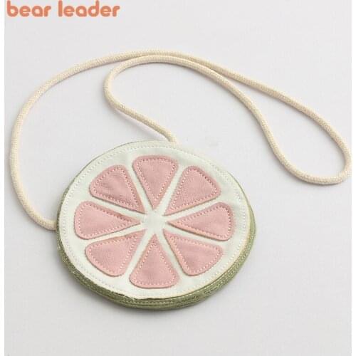 Bear Leader Toddler Girls Cute Cartoon Fruits Bags New Fashion Kids Baby Lovely Accessories for Girl Clothing Princess Small Bag