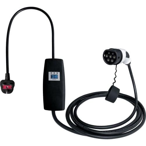 CE TUV residential ev charger Type 2 and UK plug portable evse iec 62196 box