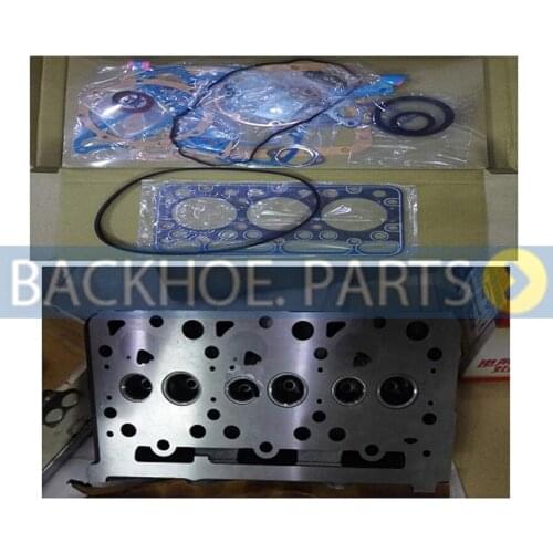 D1503 Complete Cylinder Head + Full Gasket set For Kubota KX91-3 U35 R420 L2900 L3000 Excavator