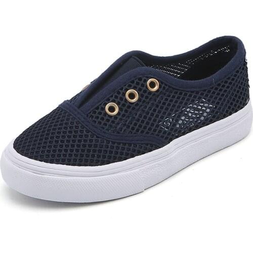 Childrens Air Mesh Shoes Boys and Girls Fashion Breathable Soft Sole Sandals 2021 Summer Hot Flats Casual Shoes School Student