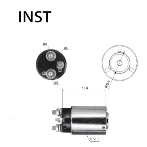 ELECTROMAGNETIC SWTICH SOLENOID FOR 12V 2.5KW 10469039 1114578 1114582 D922A D936A 861 9000758 9000762 9000789 9000796