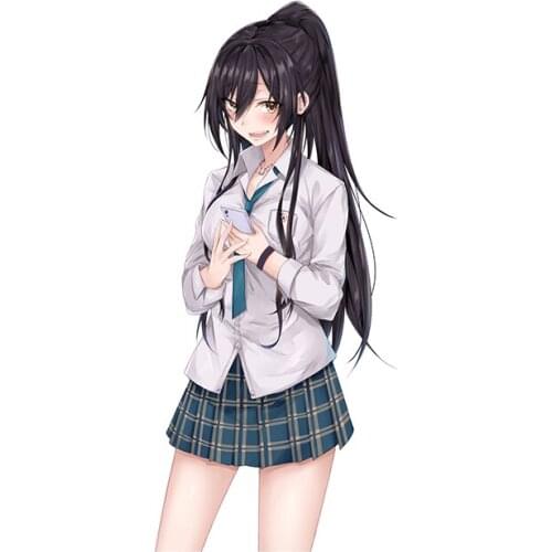 Personality Shirase Sakuya Decal Trunk Occlusion Scratch Motorcycle Helmet Camper Car Stickers Camper SUV Graphics Apply To Car