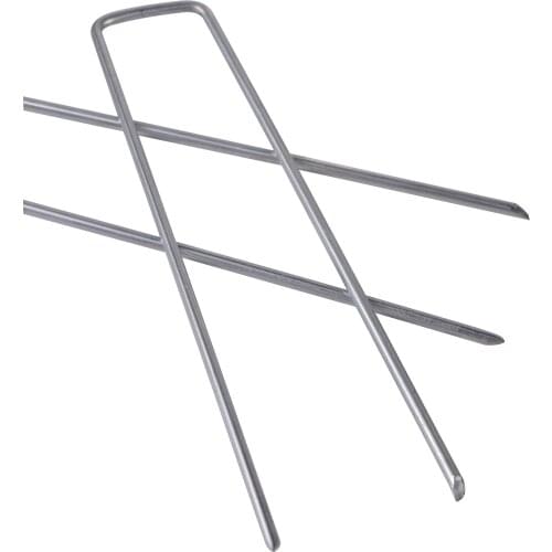Metal U-Shape Ground Nail Gardening Artificial Grass Turf Greenhouse Film Shade Net Fixed Ground Nails For Outdoor Camping Tents