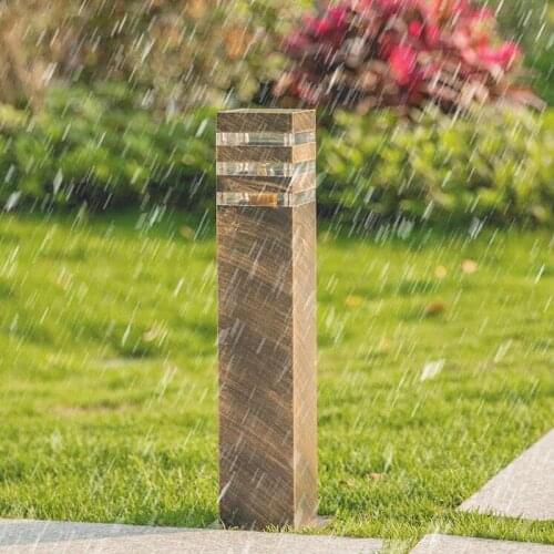 New Style Waterproof E27 LED Garden Lawn Lamp Modern Aluminum Pillar Light Outdoor Courtyard villa landscape lawn bollards light