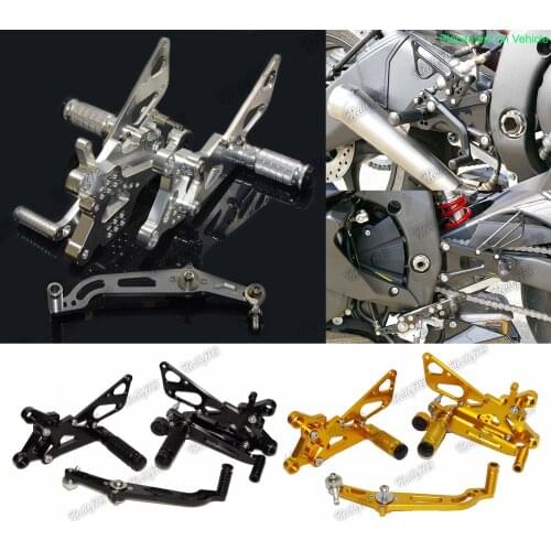 Sale Adjustable Rider Rear Sets Rearset Foot Rest Pegs For Yamaha YZF R6 2006 2007 2008 2009 2010 2011 2012 2013 2014 2015 2016