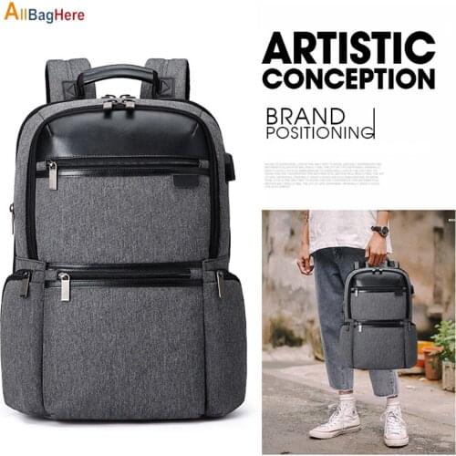 Men Women Business Backpack Fashion Laptop Students Notebook Travel Backpacks Multifunctional Large Waterproof USB Charging Bags