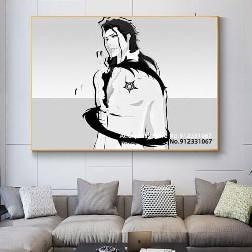 Sosuke Aizen Anime Comics Posters Wall Art HD Print Canvas Painting KidS Bedroom Prints for Living Room Corridor Home Decor