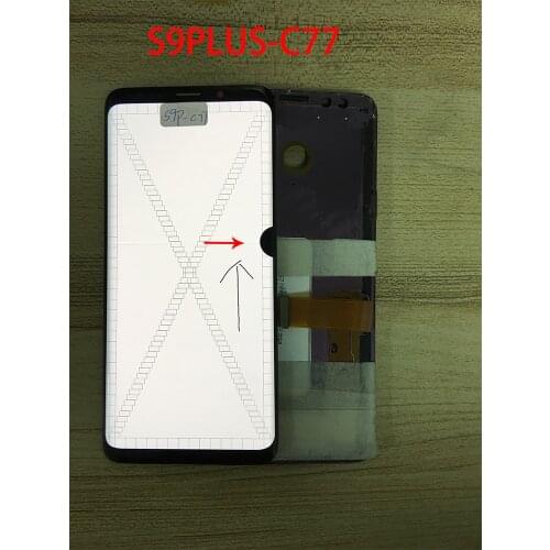 SUPER AMOLED for SAMSUNG Galaxy S9 plus LCD Touch Screen Digitizer Replacement Parts S9 Plus LCD G960 G965 Real Pictures Tested