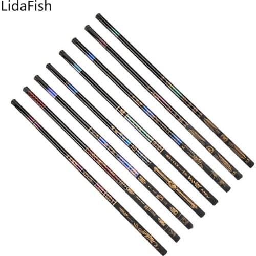 High Carbon Fiber Telescopic Fishing Rod 3.6m-7.2m Travel Carp Fishing Pole Ultra Light Freshwate Feeder Rod