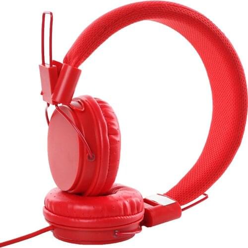 3.5mm Universal Wired Universal Stretchable heavy bass Folding Headphone Stereo Headset For Mobile Computer Tablet