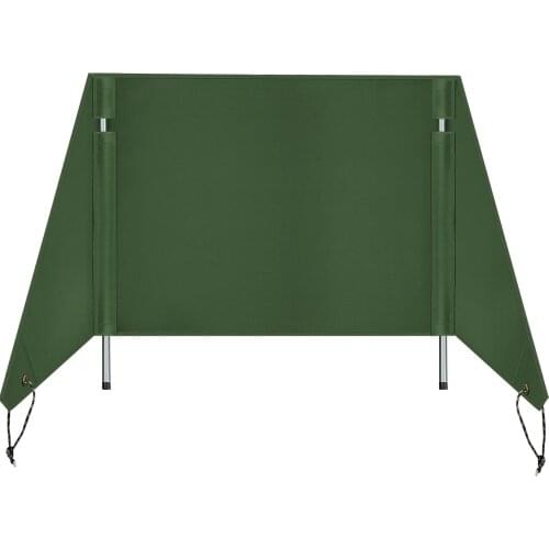 Outdoor Camping Campfire Windshield Cotton Canvas Windproof Strong Wear-resistant Curtain For Camping Outdoor Sport 2021