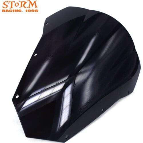 Motorcycle Windscreen Windshield Wind Deflectors For YAMAHA FZ6 Fazer FZ 6 Fazer 2003 2004 2005 2006 2007 2008 street bike