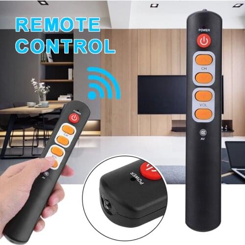 1pc Universal Big Buttons Learning Remote Control Support TV/STB/DVD/DVB/HIFI/VCR