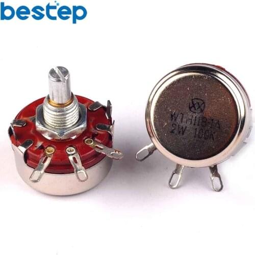 1PCS WTH118-2W-100K Adjustable Potentiometer 2W Potentiometer