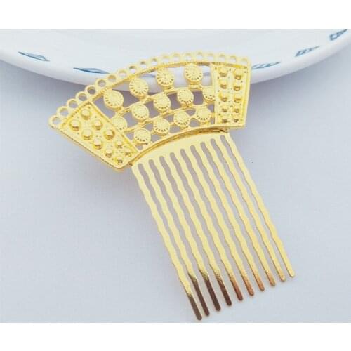 10 PCS 30*63mm 10 Teeth Hair Combs DIY Accessories For Women Hair Comb Wedding For Jewelry Making