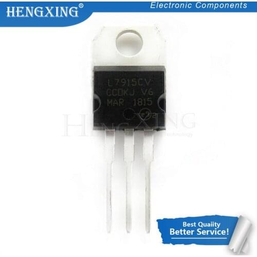 10pcs/lot L7915CV L7915 KA7915 MC7915 TO-220 15V 1.5A new original In Stock