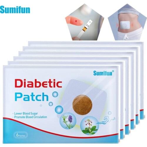 12/24/36pcs Diabetes Patches Blood Sugar Diabetic Plaster Chinese Medical Herbal Plaster Lower Blood Glucose Treatment Patches