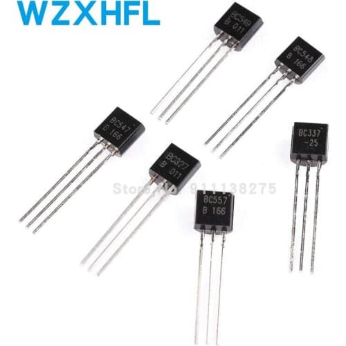 50PCS BC337-40 TO92 BC547 TO-92 BC548 TO-92 BC549 TO-92 BC327 TO-92 BC557 NPN general purpose transistor new