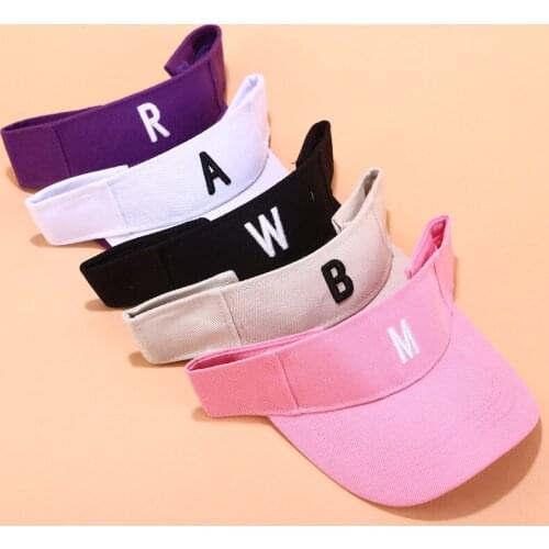 New Visor Hat Summer Womens Golf Sun Hat Baseball Caps Adjustable Size Beanies Beach Empty Top Cap Sports Cap