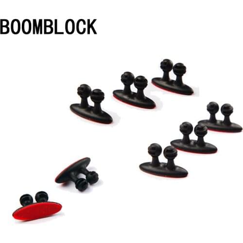 BOOMBLOCK car styling Wire Clip stickers for BMW e46 e39 e60 e90 honda civic skoda peugeot 307 mazda 3 vw passat golf 4 audi a3